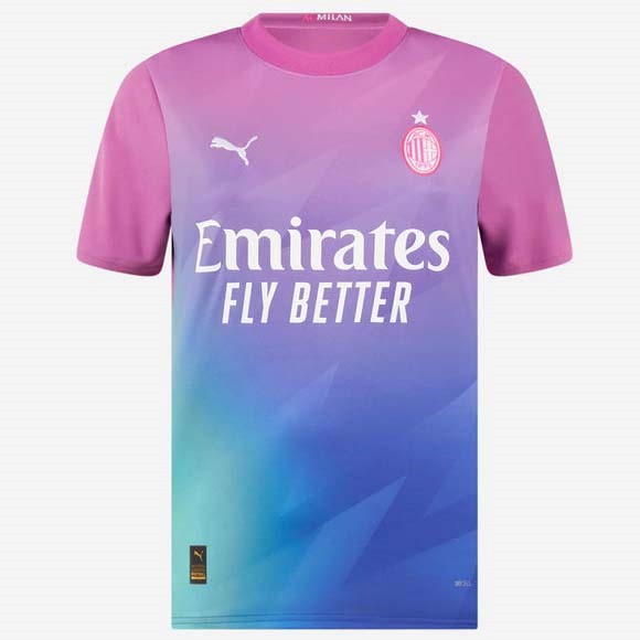 Camiseta AC Milan 3ª Mujer 2023 2024